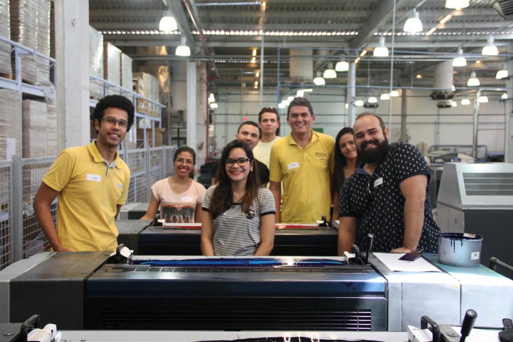 Turma de Publicidade e Propaganda visita a JB