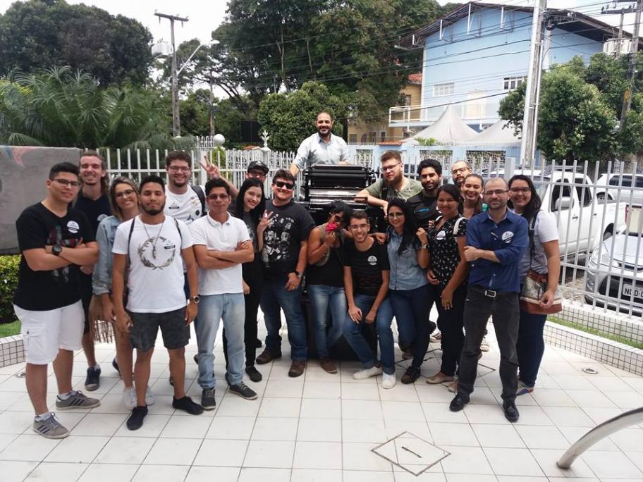 JB recebe a visita da turma de Design Gráfico do IFPB da cidade de Cabedelo